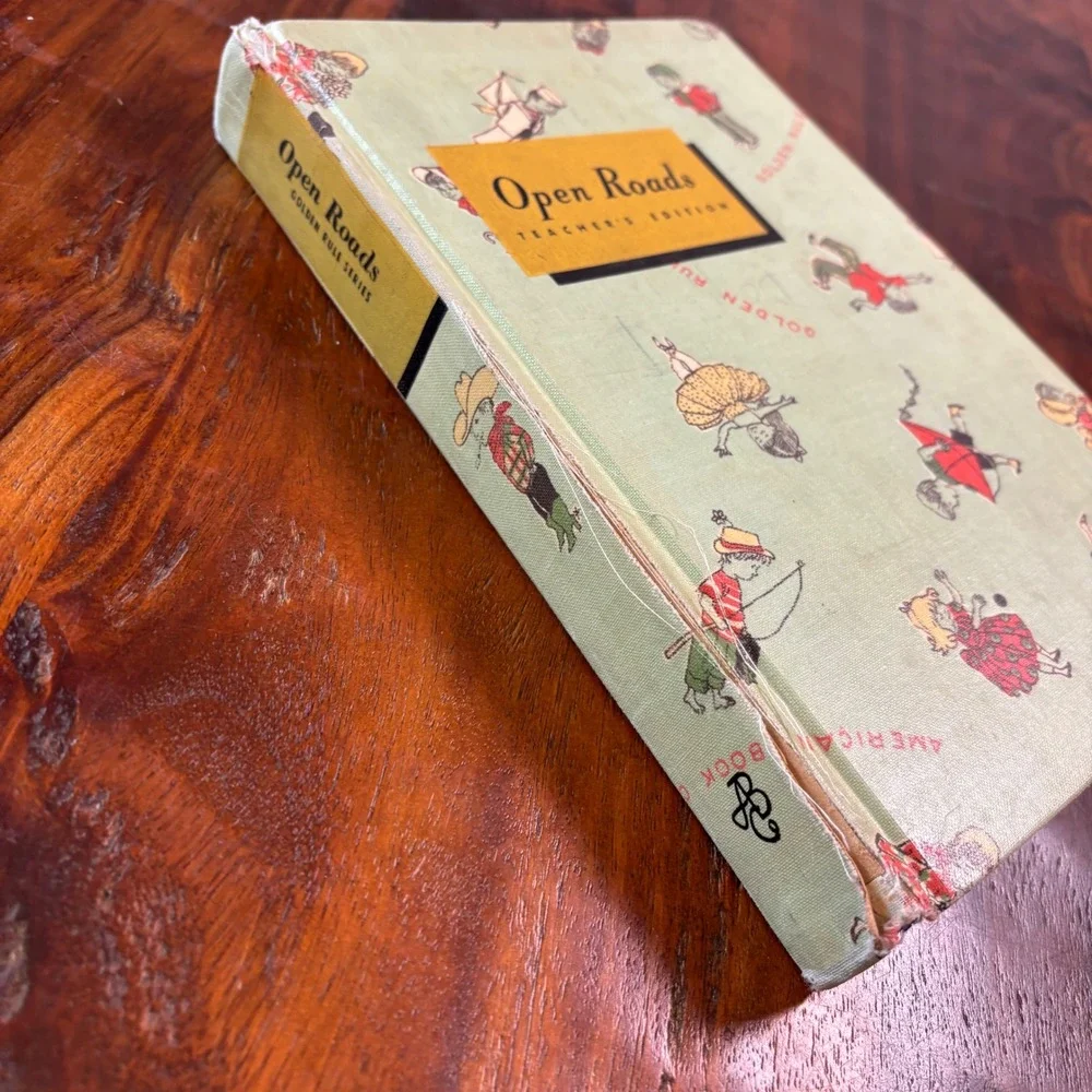Vintage Open Roads Teachers Edition‎ Golden Rule Series American Book Company